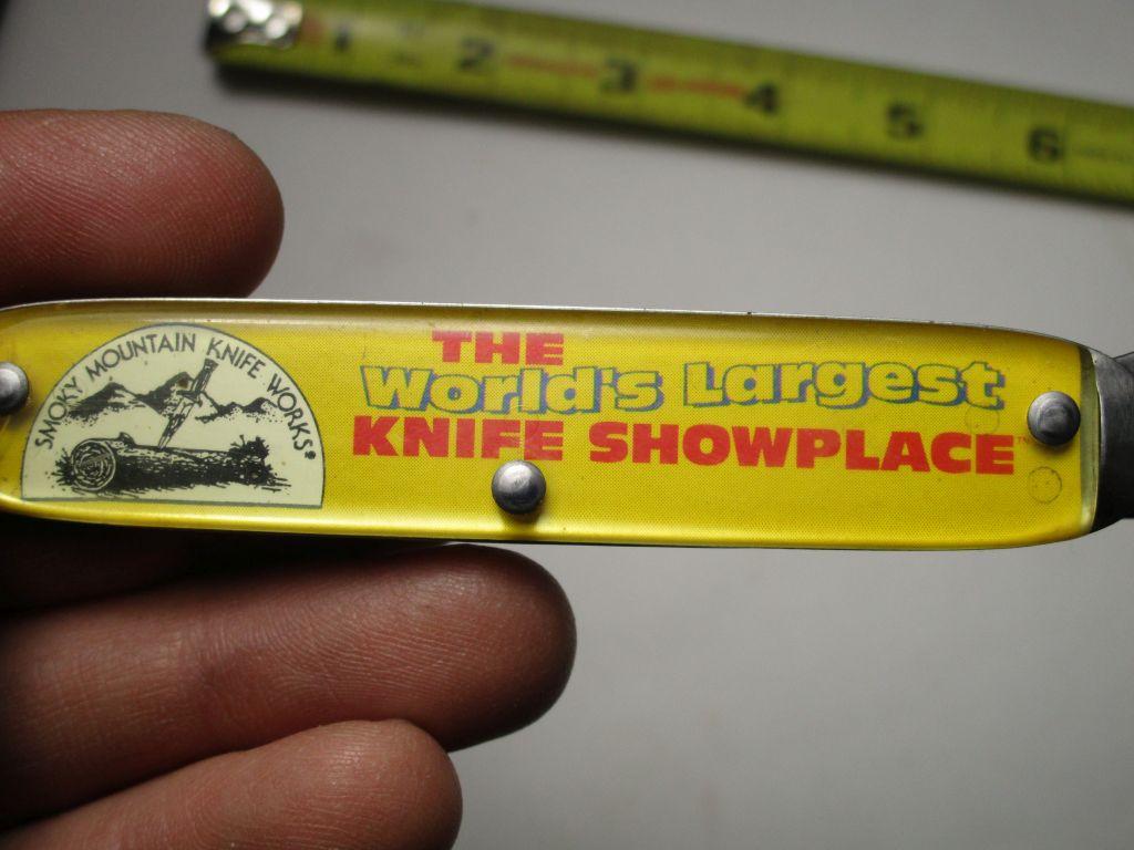 Novelty Knife Co. USA, "The Worlds Largest Knife Showplace" - Smoky Mountai