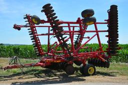 Sunflower 6630 33' Vertical Tillage Tool, Saber Disk Blades, Rolling Basket