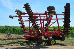 Sunflower 6630 33' Vertical Tillage Tool, Saber Disk Blades, Rolling Basket