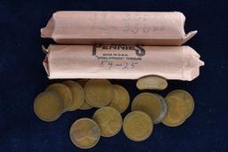 1920 - 1930 Various Date Wheat Pennies Approximately 122