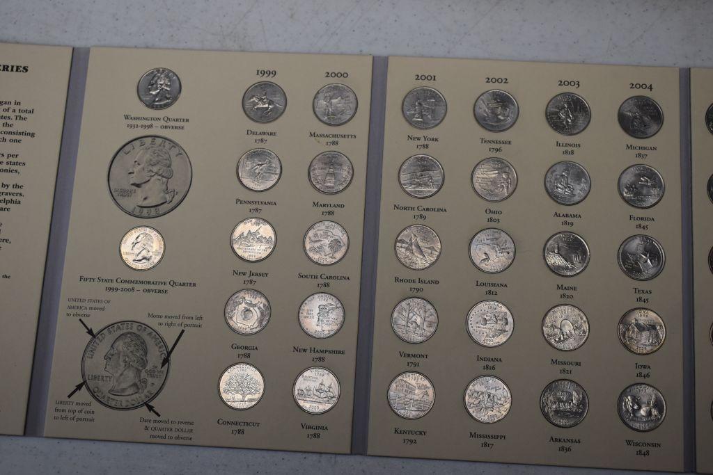 3 - Littleton Fifty State Commemorative Quarters, 1999-2008 - each Complete