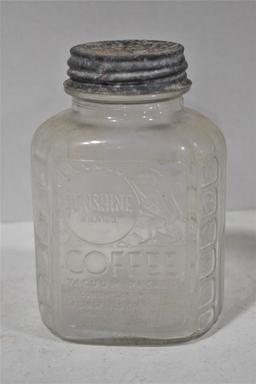 Shunshine Brand Coffee Jar w/ Zinc Lid