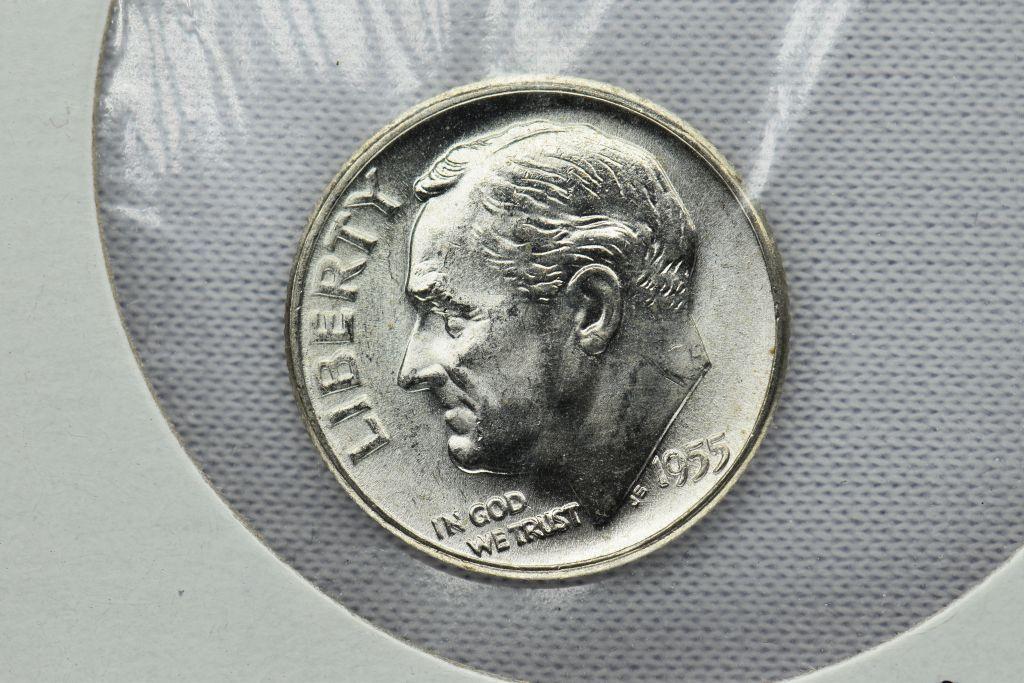 1955 Roosevelt Dime