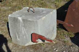 2pt Concrete Rear Counter Weight