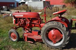 Mc Farmall Cub Wide Front w/ 4' Belly Mower, New Paint, Tires: R 8-24 F 4.0