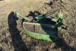 John Deere 509 Brush Mower, 3pt, 540PTO, Solid Laminated Rear Tire, SN: K05