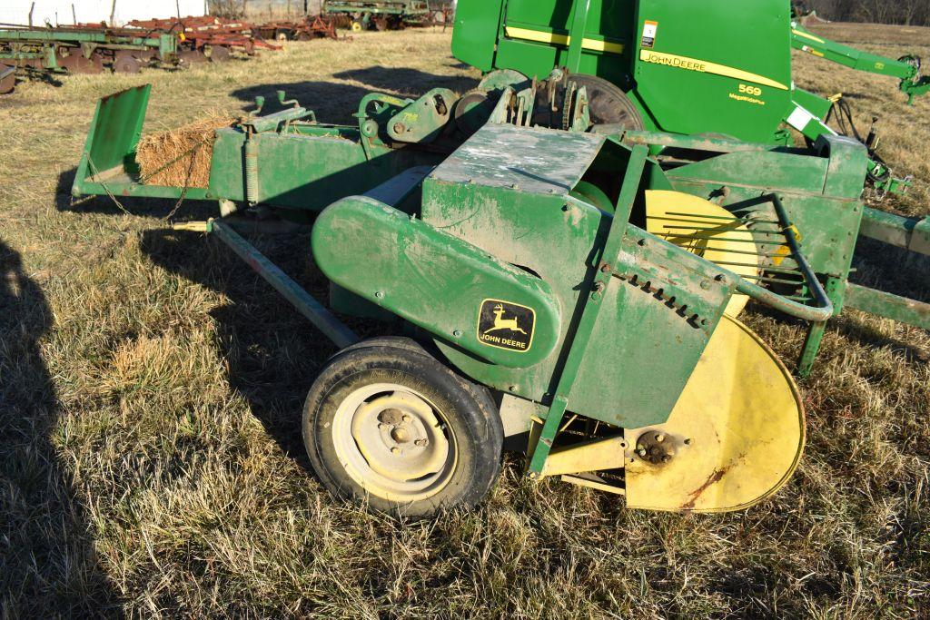 John Deere 24T Square Baylor, Good Shape, SN# 9595