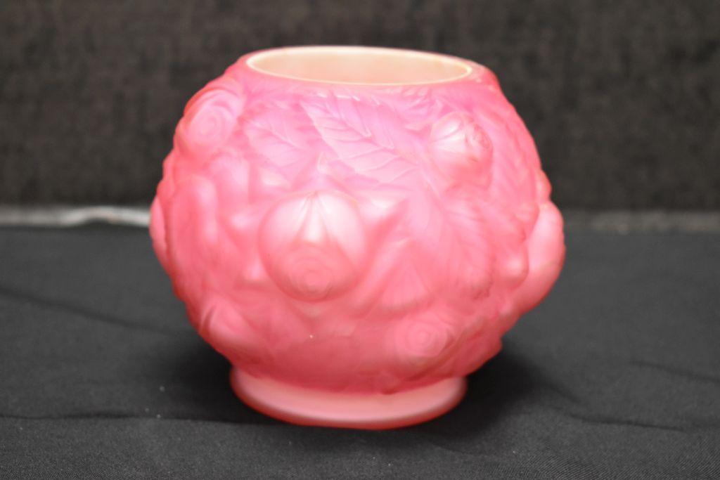 Cranberry Rose Press Pattern Vase