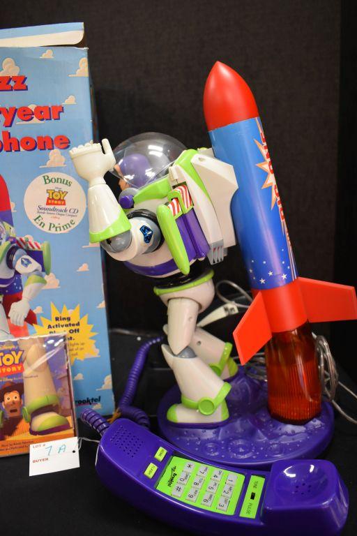 Buzz Lightyear Telephone & CD w/ Orginal Box