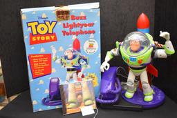 Buzz Lightyear Telephone & CD w/ Orginal Box