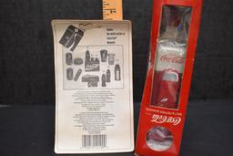 Set of Coke New in Box S&P and New Magnetic Thermometer