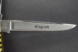 Bulldog Brand "English"  - Raccoon Shield, Germany, Double Blade, Manmade H