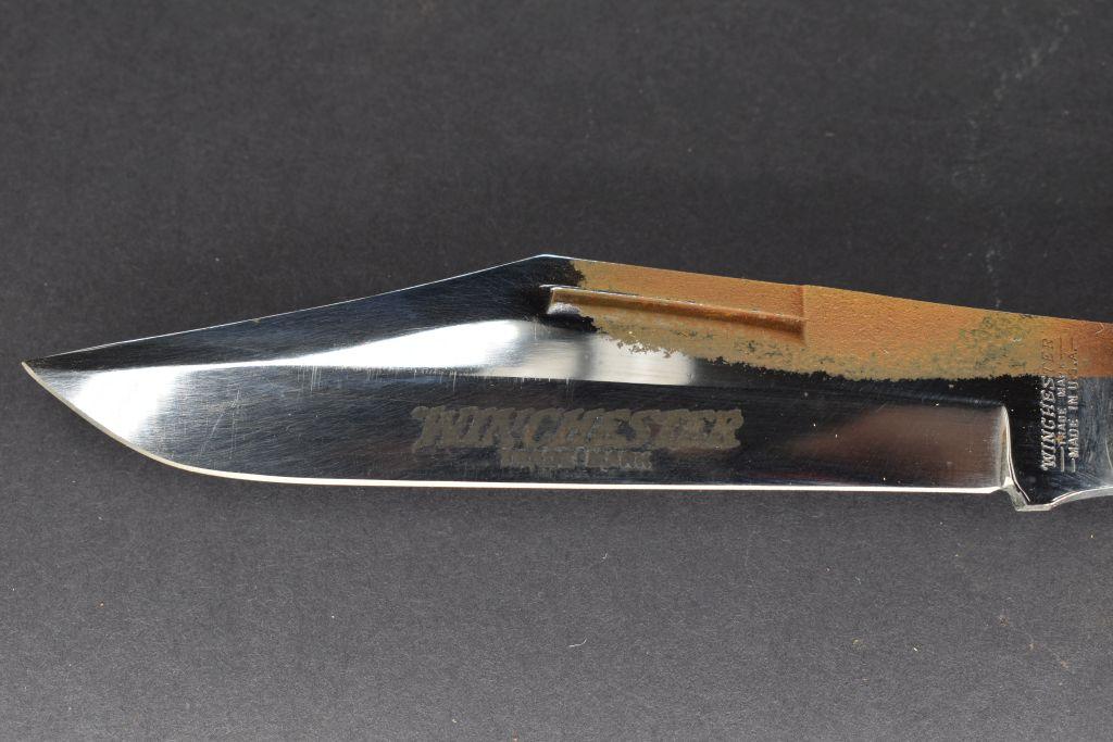 Winchester Trademark, 1920 S 91, Single Blade, Manmade Antler Handle - Some