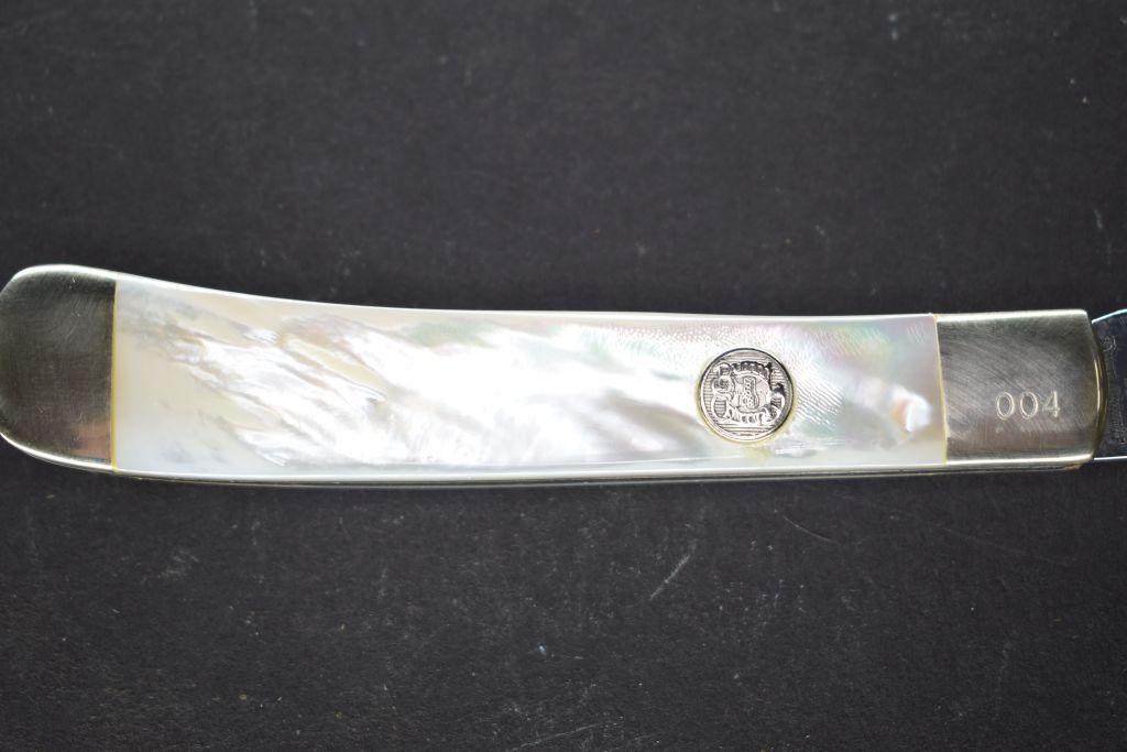 Burnt Chimney Germany Stainless, #004, Single Blade, "Mother of Pearl" Manm