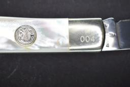 Burnt Chimney Germany Stainless, #004, Single Blade, "Mother of Pearl" Manm