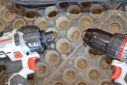 2- 20v Battery Drill and Nut Driver