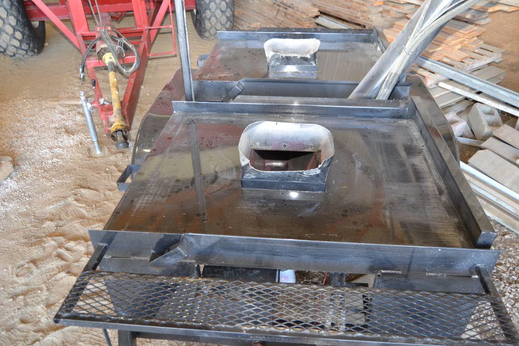 2 Box Seed Caddy By Roth, Honda 340gx With Electric Start, Bumper Hitch, Ha