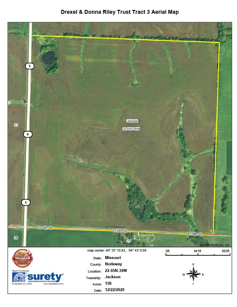 TRACT 3 - 158 ACRES +/-