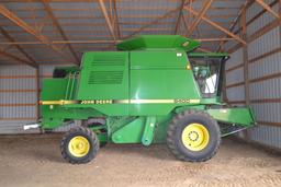 John Deere 9400 Combine, 4800E 3600S Hours, Hopper Extension, Unloading Aug