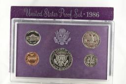 1986 U.S. Proof Set (5 Coins)