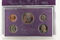 1986 U.S. Proof Set (5 Coins)