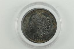 1921 Rainbow / Toned Morgan Silver Dollar