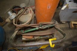 Acetylene Torch Set, Bottles and cart, will not ship