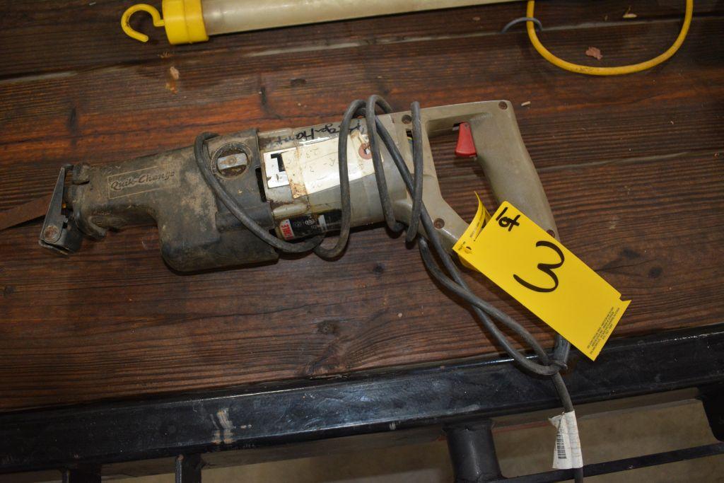 Porter Cable Reciprocating saw, works