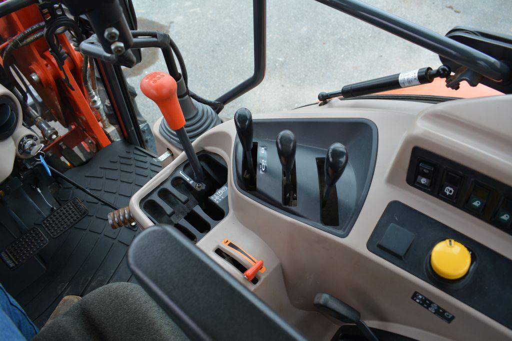 Kubota M9960 MFWD Tractor equipped w/ LA1353 Loader and 7 ft. Bucket, Forwa