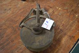 Iron & Wood Barn Pulley #145