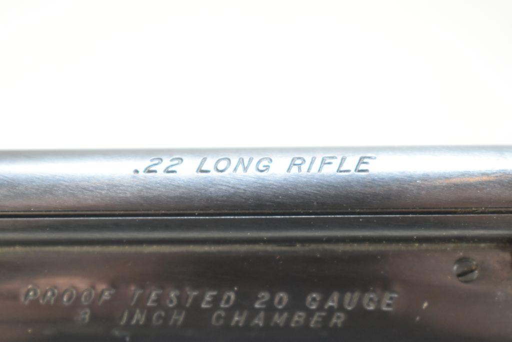 Savage M24H DL Rifle OU, 1963, 22LR/20 over under