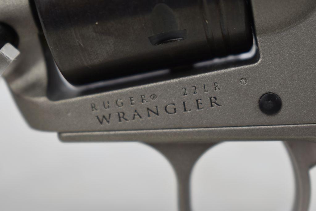 Ruger Wrangler Revolver, NIB, silver, .22lr, SN-200-93518