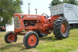 1960 AC D17 Tractor, Series 1, Snap Coupler, 16.9-28 Rear Spin Out  Rubber