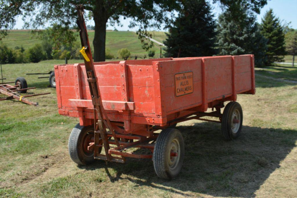 Wooden 7'x14' Feed Wagon
