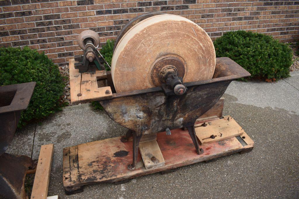 Large Mill Stone with Sickle Stone