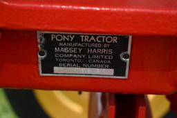 Massey Harris M-H Pony, Parade Ready, 9-24 rear rubber (95%), 4:00-15 front
