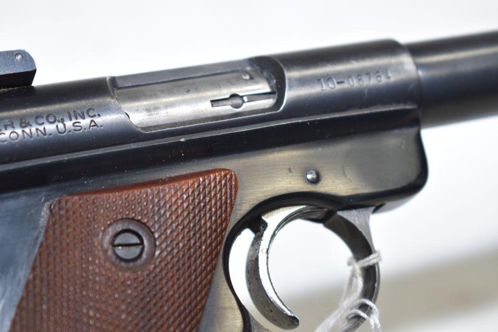 Ruger Mark I 5 1/2” T-512 Pistol, 22, SN-10-08764, Thumb Rest Grip, Proof M