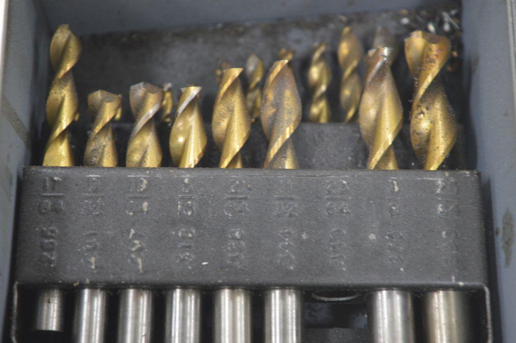 Set of Brass Tipped Drill Bits, Missing 2