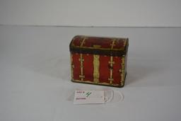 Small, tin Tea Box Trunk, The Consolidated Tea Co.