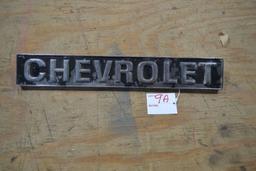 Chevrolet emblem /badge has 356099 in the casting