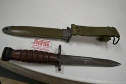 US M8A1 Bayonet Fixed Blade Knife and Sheath