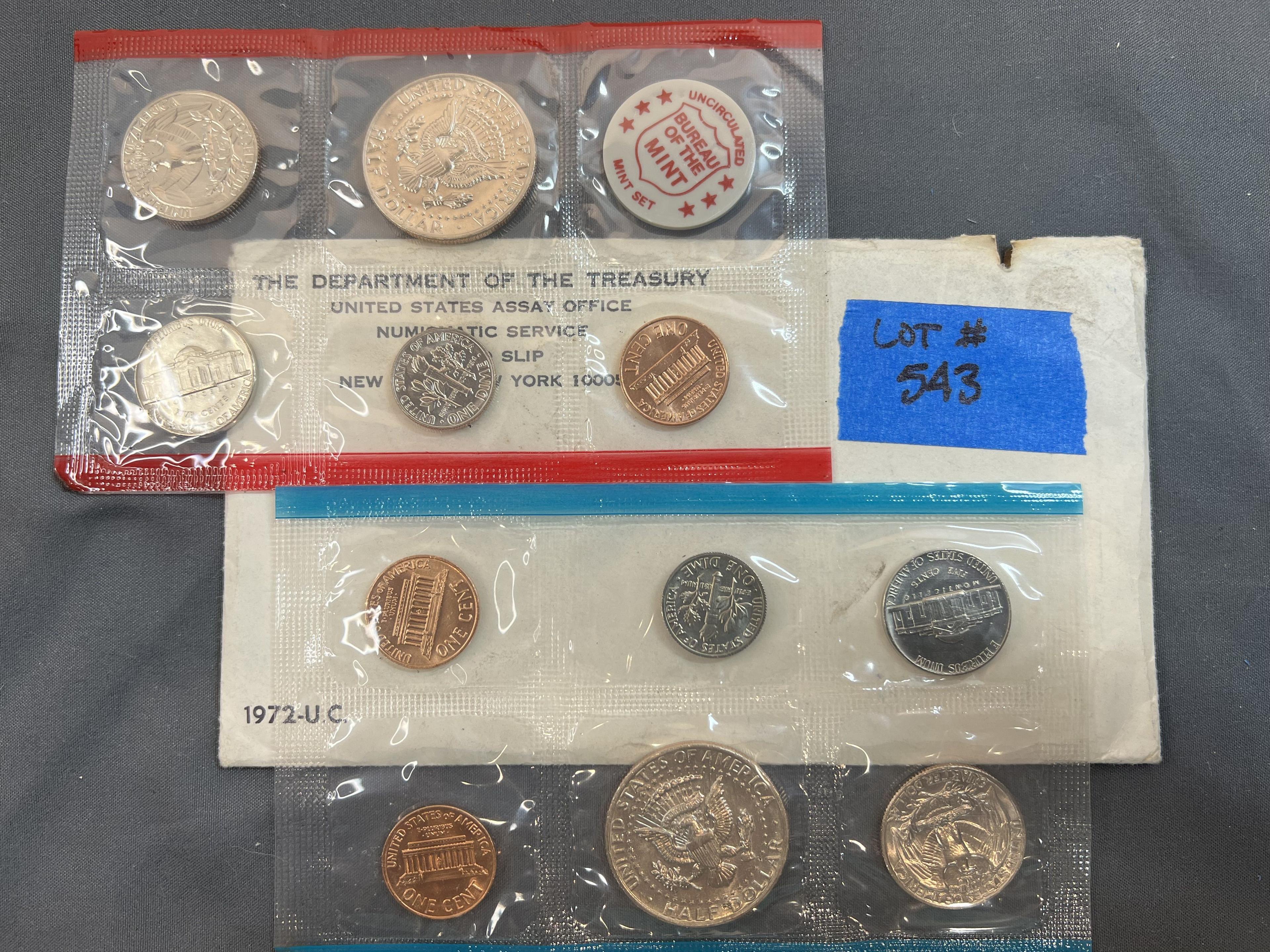 1972 United States Mint Set - Complete P&D