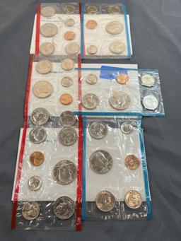 Three 1980 United States Mint Sets - Complete P&D