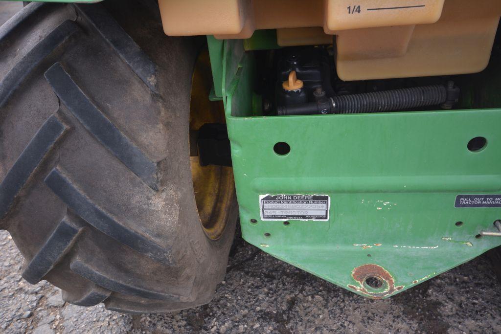 John Deere 345 Riding Mower, Power Steering, Liquid Cooled V-Twin Engine, 54" Deck, Tractor Lug Rear