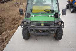 2012 John Deere 825i Gator, 16,000 miles, Electric Hoist On Bed, Has Good 14" Pickup Tires, Glass Ca