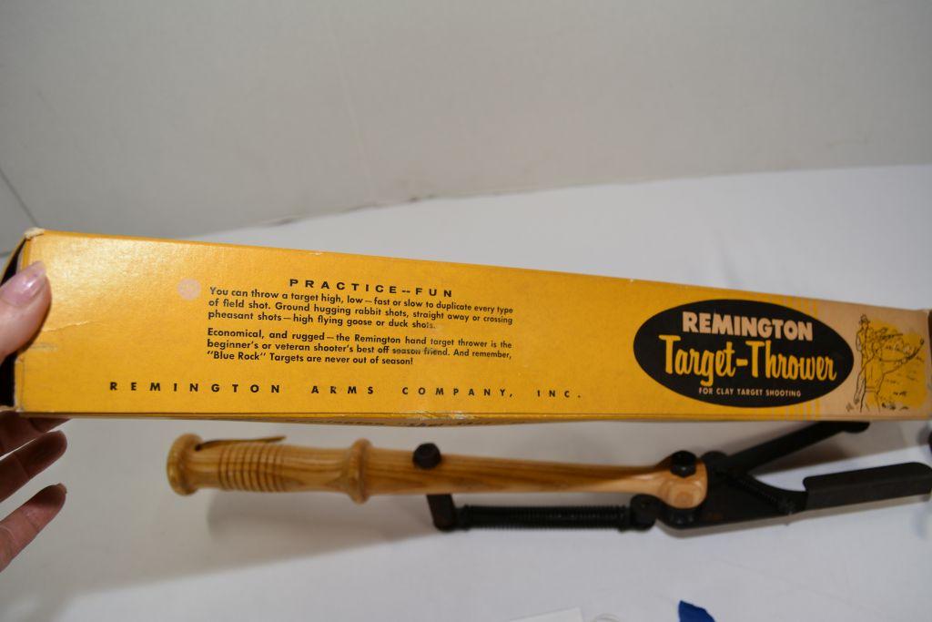 Vintage Remington Hand Clay Target Thrower, NOS