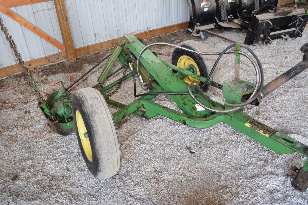 JD 450 9 ft. Trail Cart Bar Mower with JD 2-way cylinder, extra belts, pasture wheels sold separatel