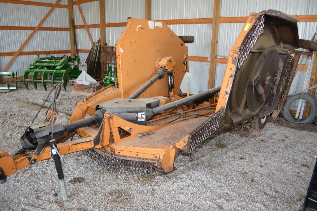 Woods 15 ft. Batwing 540 PTO mower, Model BW180, hard surface tires, good blades, field ready, good