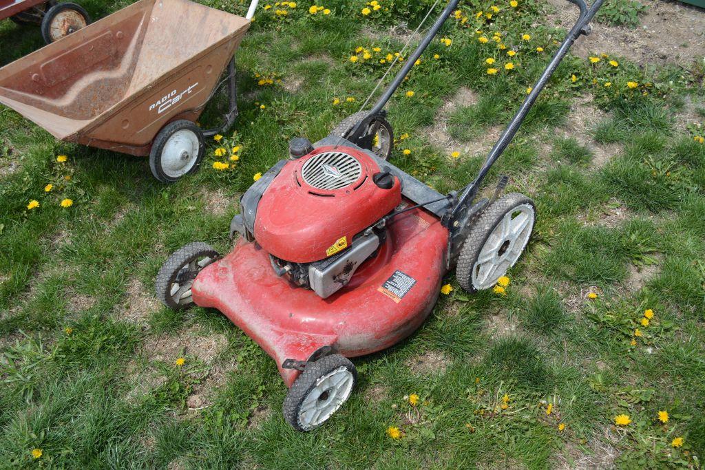 Gas Push Mower with Briggs engine