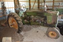 John Deere 50 Tractor; Narrow Front; Rollamatic; Good Rubber on Front; 12.4-38 Rear Tires w/90% Rubb